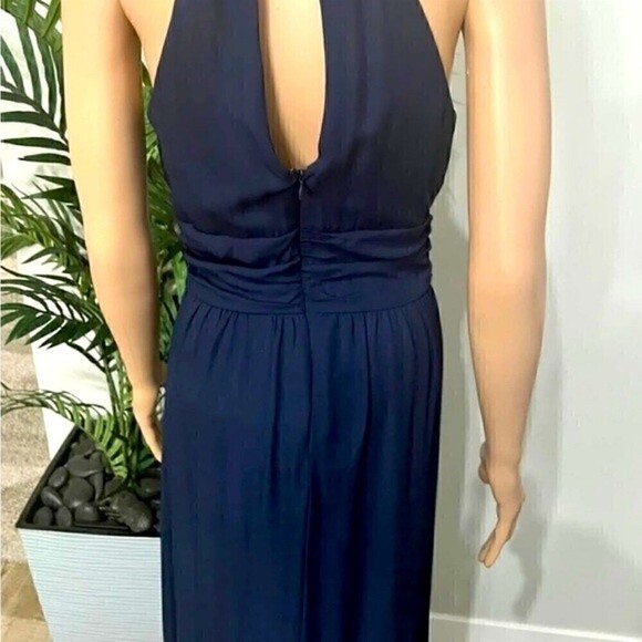 Venus Maxi Blue Navy Y89543-2-MTBL	KEY HOLE DETAIL DRESS - Dress size 2 - Picture 7 of 13
